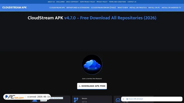 cloudstream.pk screenshot