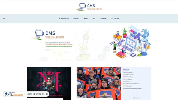 cmswieselburg.at screenshot
