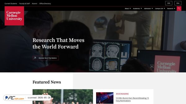cmu.edu screenshot