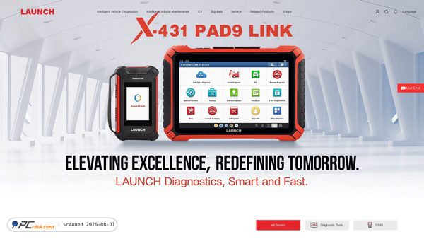 cnlaunch.com screenshot