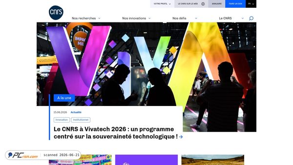 cnrs.fr screenshot