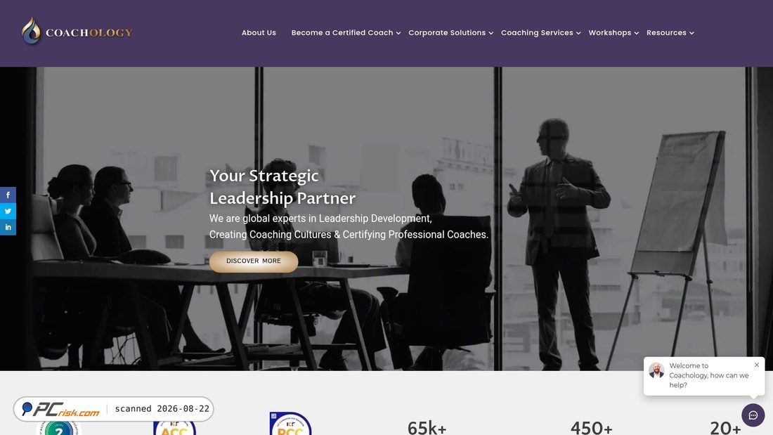 Screenshot of coachology.com