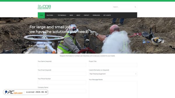 cob-industries.com screenshot