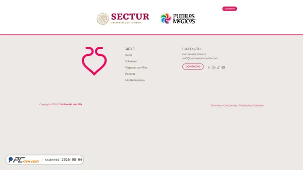 cocinandoconrita.com screenshot