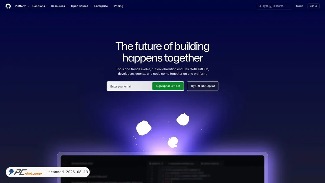 Screenshot of codeload.github.com