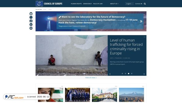 coe.int screenshot