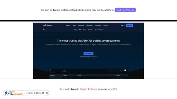 coin-base-pro-login-faq.tem3.io screenshot