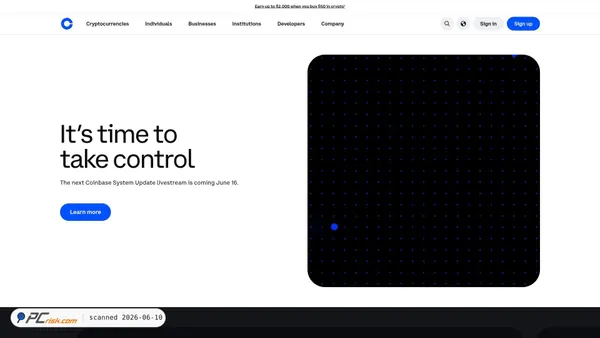 coinbase.com screenshot