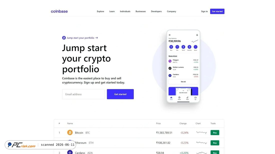 Screenshot of coinbase_x_login.godaddysites.com