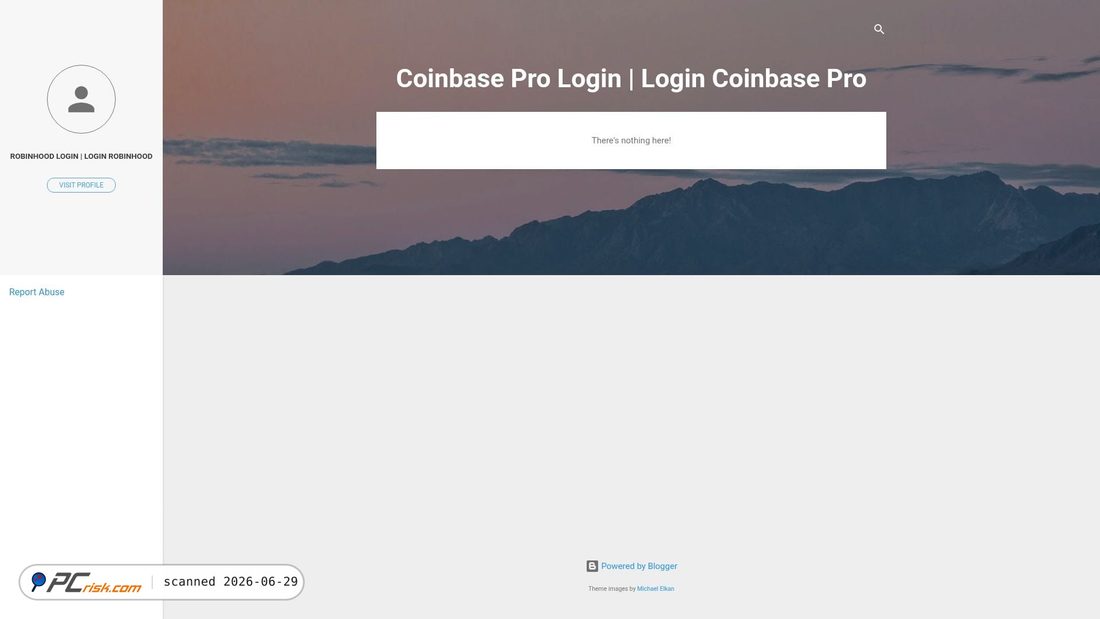 Screenshot of coinbaseprologiinn.blogspot.com
