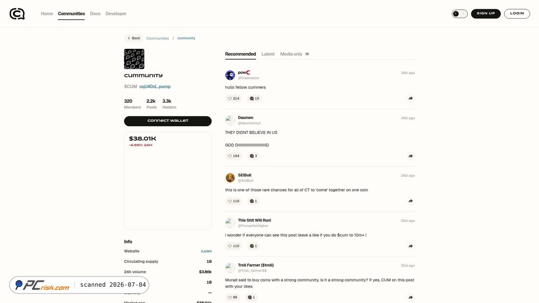 Screenshot of coincommunity-ta.netlify.app