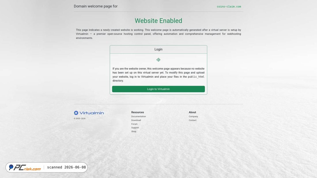 Zrzut ekranu coins-claim.com