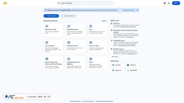 Captura de ecrã de colab.research.google.com