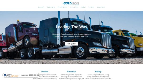 coldironcompanies.com screenshot