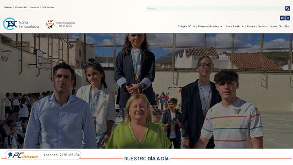 colegiodemariainmaculada.org screenshot