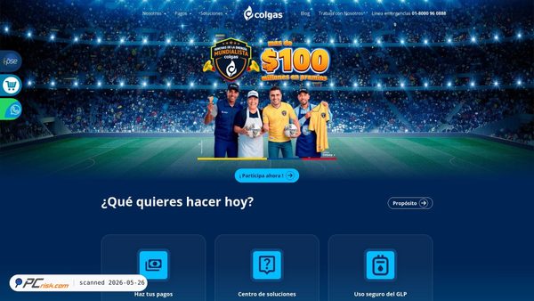 colgas.com screenshot