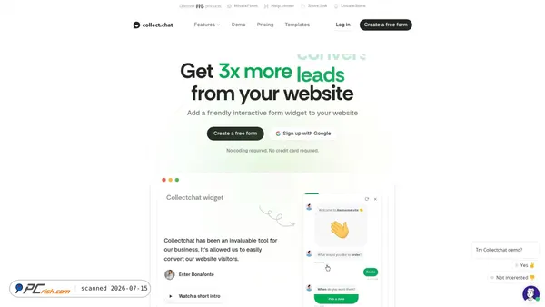 collect.chat screenshot
