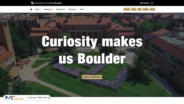 colorado.edu screenshot
