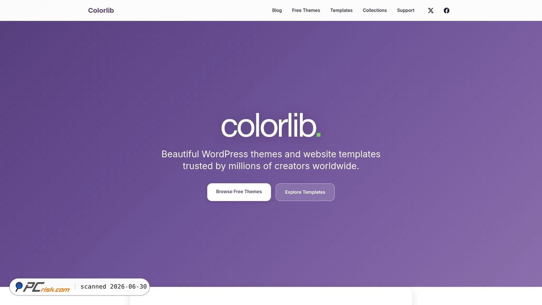 Zrzut ekranu colorlib.com