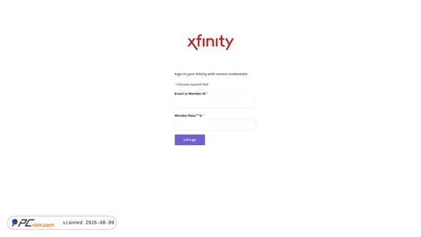 comcastmailalert.weebly.com screenshot