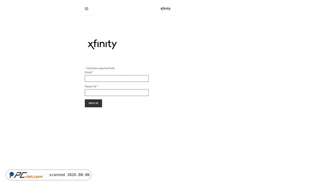 Screenshot von comcastverifylogin.weebly.com