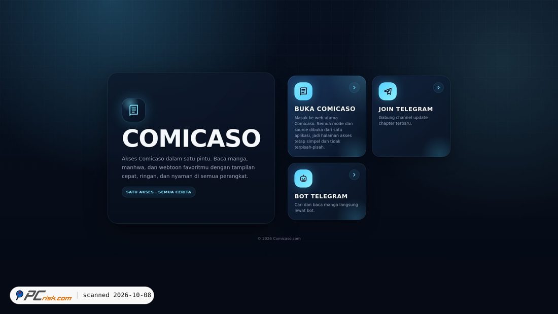 Captura de ecrã de comicaso.com