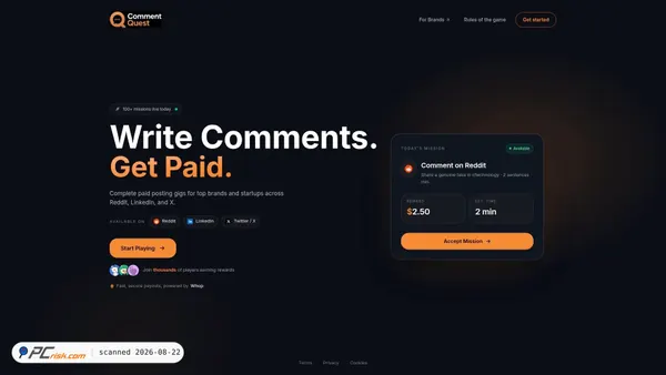 commentquest.com screenshot