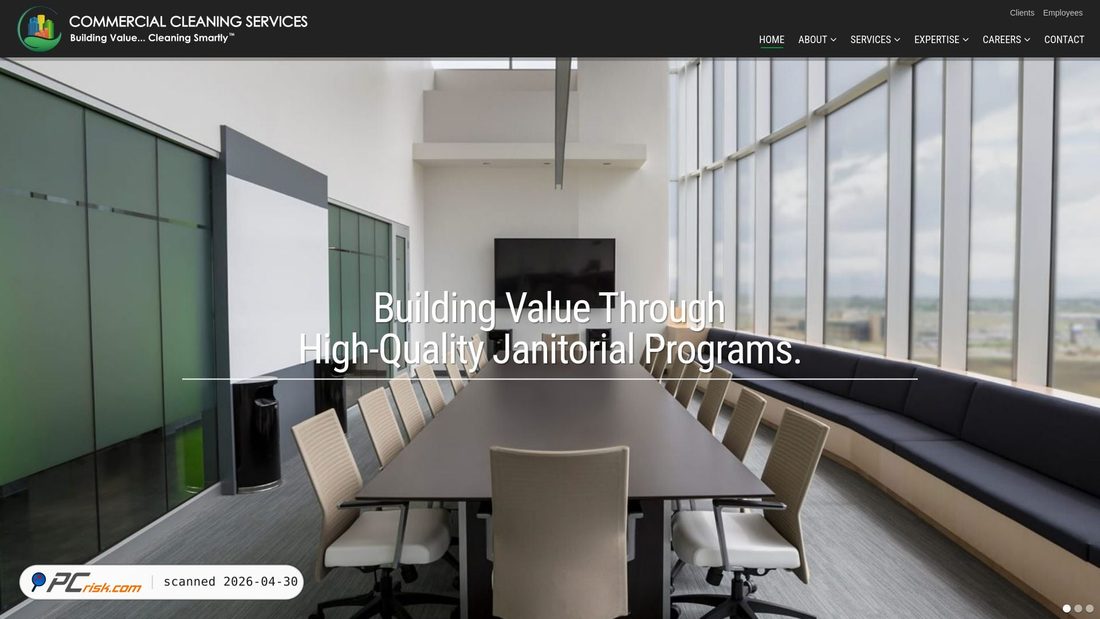 Capture d’écran de commercialcleaningservices.com