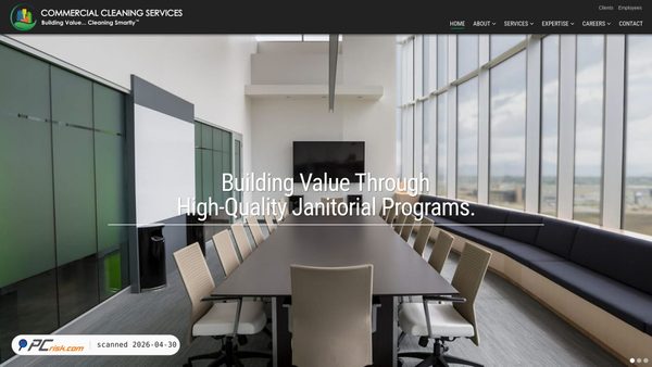 commercialcleaningservices.com screenshot