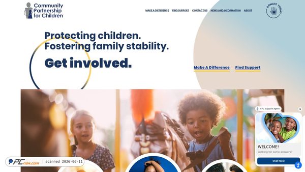 communitypartnershipforchildren.org screenshot