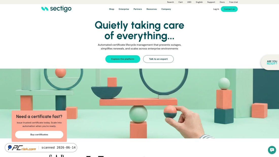 Screenshot di comodoca.com