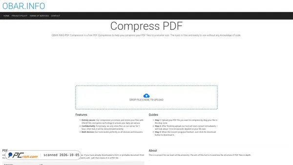 compress-pdf-free.obar.info Screenshot