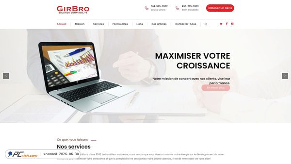 comptabilitegirbro.com screenshot