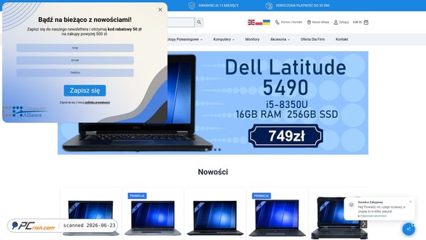 computer-alliance.pl screenshot