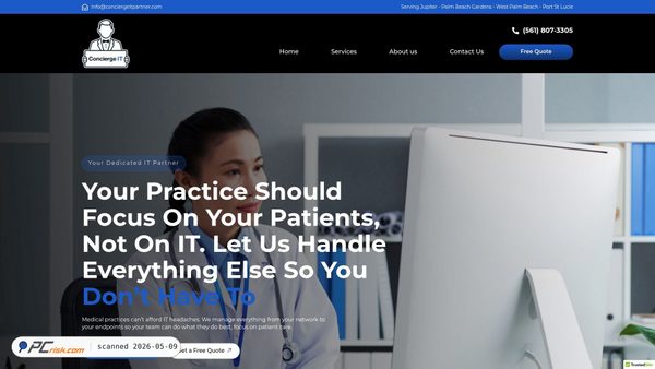 conciergeitpartner.com screenshot