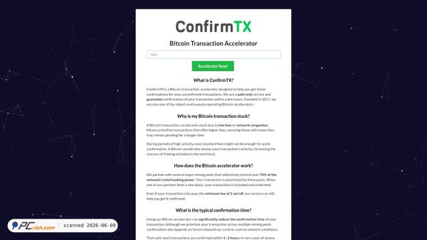 confirmtx.net screenshot