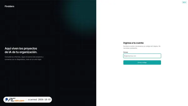 console.findders.co screenshot