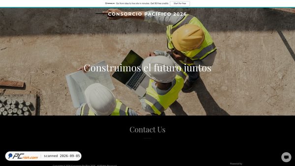 consorciopacifico2026.com Screenshot