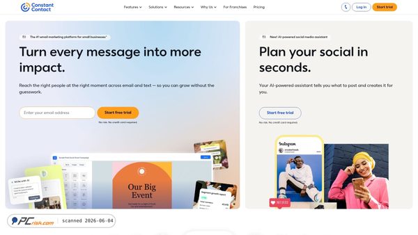 constantcontact.com screenshot