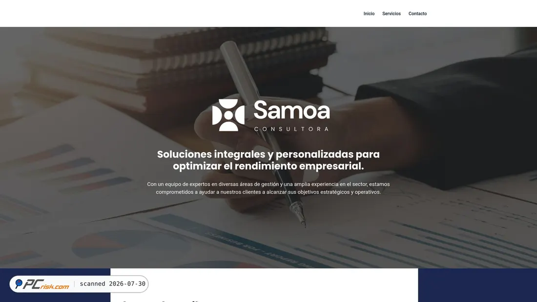 Screenshot of consultorasamoa.com