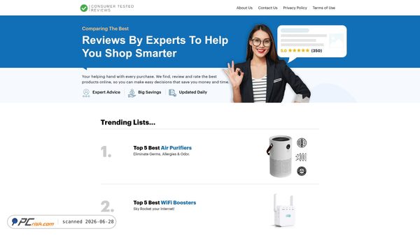 consumertestedreviews.org screenshot