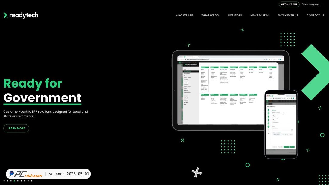 Screenshot von content.readytech.io
