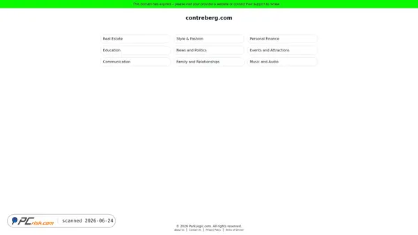 contreberg.com screenshot