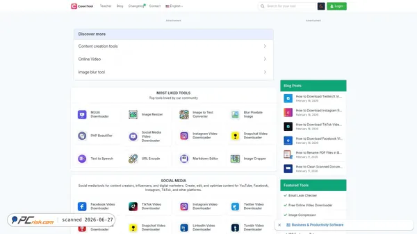 coontool.com screenshot