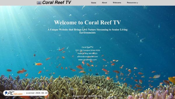 coralreeftv.com Screenshot