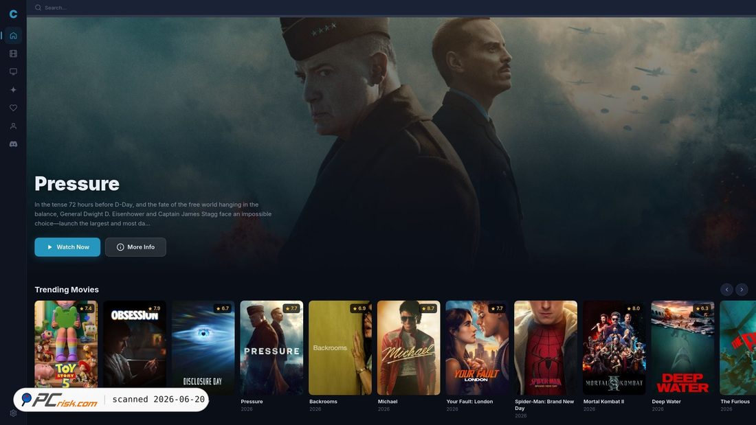 Screenshot of coreflix.tv