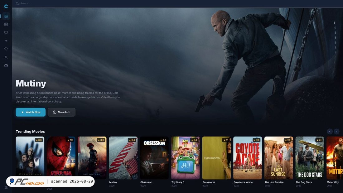 Screenshot di coreflix.tv