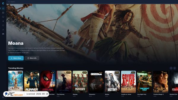 Screenshot di coreflix.tv