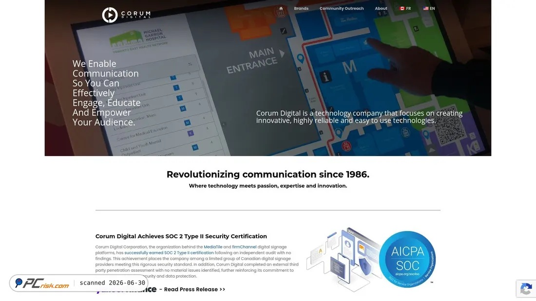 Screenshot of corumdigital.com