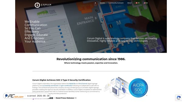 corumdigital.com screenshot